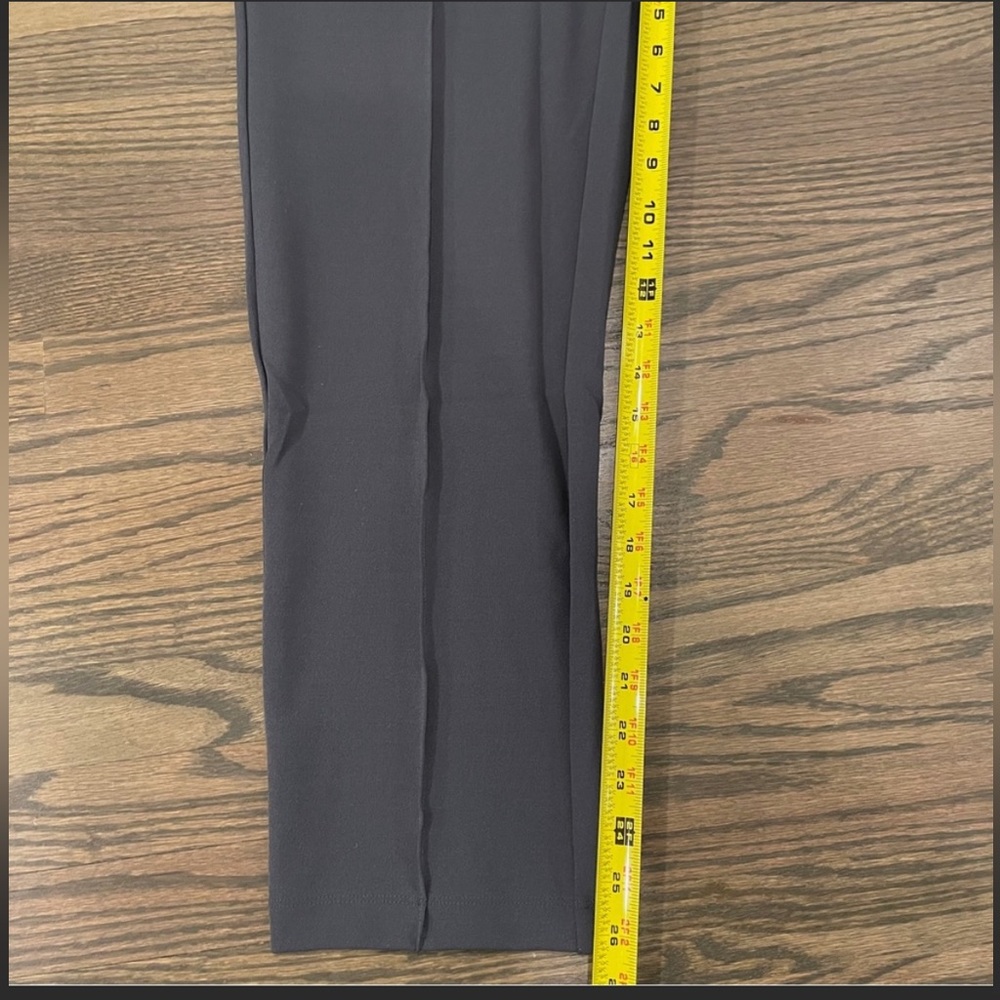 Loft Coastal Gray Pintucked Fluid Taper Pull On High Waist Ankle Pants NWT - Picture 5 of 8